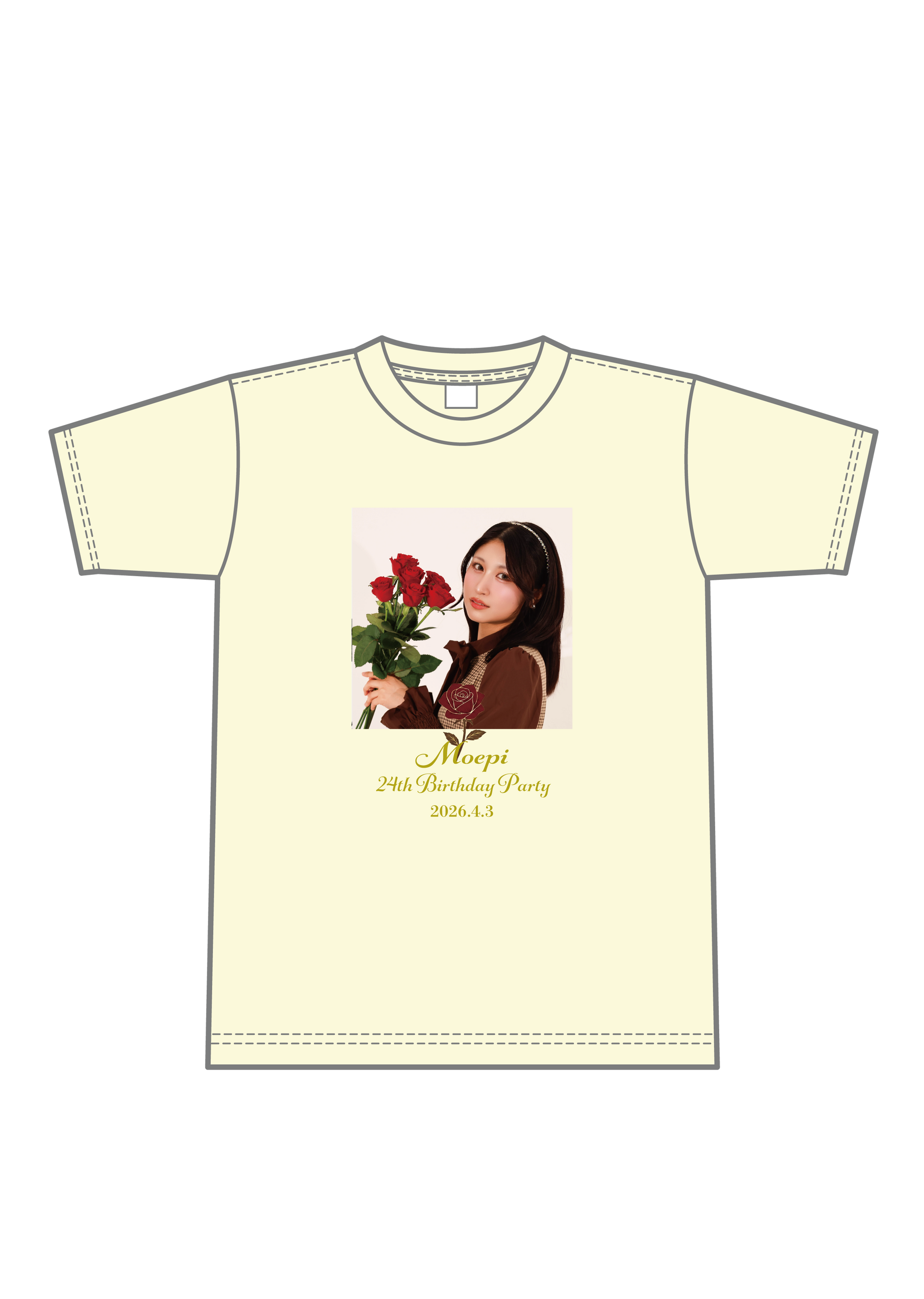 野田萌花 2026生誕 限定Tシャツ – fishbowl shop