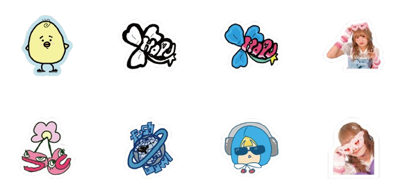 木村日音  2025生誕ステッカー(8種セット)