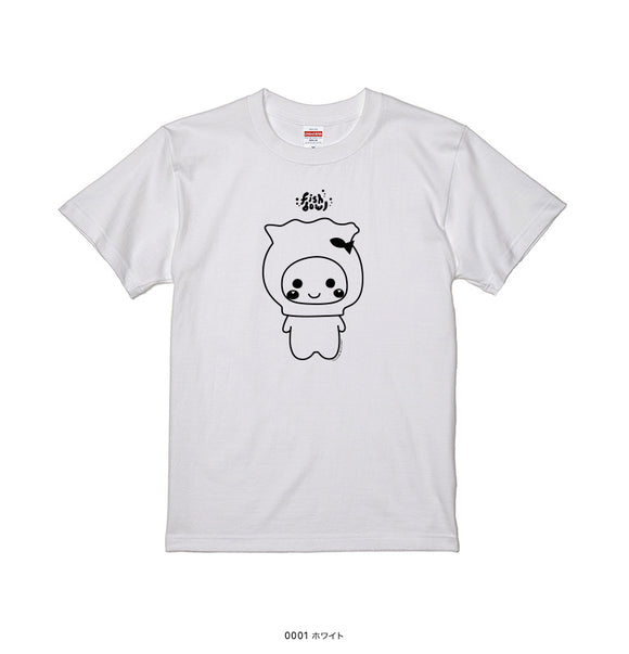 大白桃子 デザインTシャツ